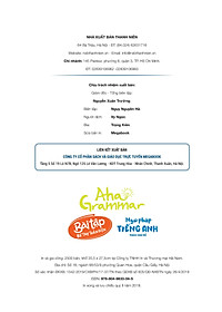 Sách Aha Grammar Bài Tập Bổ Trợ Toàn Diện Ngữ Pháp Tiếng Anh Lớp 3 Theo Chủ Đề