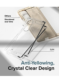 Ốp lưng chống sốc trong suốt cho Samsung Galaxy Z Fold 4 hiệu Likgus Crashproof giúp chống chịu  mọi va đập - hàng nhập khẩu