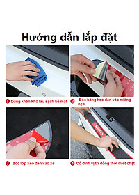 Cuộn cao su dán bảo vệ chống xước cốp sau xe hơi, ô tô SP01