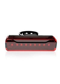 Đèn đuôi nhấp nháy đèn cảnh báo sau cho xe đạp thể thao màu đỏ A02 siêu sáng, chống nước, thời gian sáng lên đến 200h Mai Lee