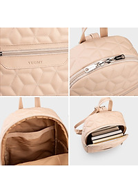 Balo Yuumy ( Thời trang nữ họa tiết tiện lợi cỡ trung - Balo da Seasand YBA84 )