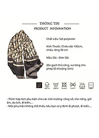 Khăn Lụa Dài Khăn Choàng Lụa Dáng Dài Đi Biển Hot Trend Họa Tiết Thanh Lịch Nhẹ Nhàng Size180x90 Quàng Cổ , Áo Choàng