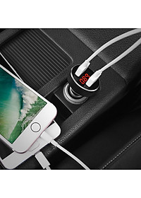 Tẩu sạc kép USB Z26 trên ô tô nhãn hiệu Hoco