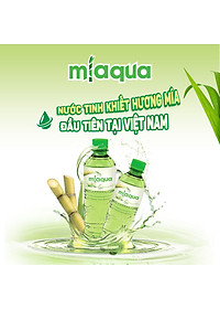 Thùng 24 chai Nước MiaQua-Nước Uống Hương Mía Tự Nhiên Miaqua/355ml/Chai