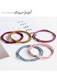 Combo 10 dây buộc tóc Hàn Quốc màu basic