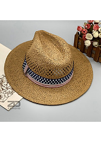 Mũ Rơm, Nón Phớt Cói Rộng Vành Nam Nữ Cao Cấp MP047