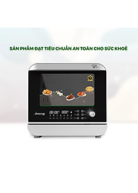 [Hàng Chính Hãng] Lò Chiên Hơi Nước Siêu Nhiệt DKA-SAF118W 18L Kết Hợp Chiên Và Hấp Hơi Nước, 14 Chức Năng Nấu, Màn Hình Cảm Ứng và Núm Xoay Tiện Lợi