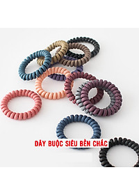 Dây buộc tóc nữ hình dây điện thoại [Set 5 dây] NASI nhiều màu dễ thương phong cách hàn quốc thun cột tóc nữ co giãn tốt phụ kiện tóc giao ngẫu nhiên