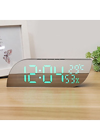 Đồng hồ LED Mặt Gương để bàn Nhiệt độ, Độ ẩm - L08