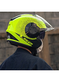 Mũ Bảo Hiểm 3/4 Hai Kính LS2 OF570 Verso - GARA20