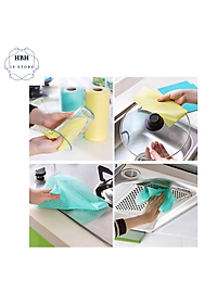 Combo 5 cuộn giấy lau đa năng loại đẹp,giấy lau, đồ dùng phòng bếp, vệ sinh nhà cửa ( giao mầu ngẫu nhiên)