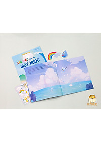 Cuốn Sắc Màu Của Giọt Nước (Chủ đề Thế giới quanh em) - Sách Truyện Cho Bé Khám Phá Khoa Học Và Giúp Con Tự Tin Hơn (Tặng Kèm Sticker - Dành Cho Bé 1-3 4-6 Tuổi)