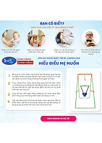 Xích Đu Nhún Nhảy Tập Đi Cho Bé JUMPER KIDS JPK102 Bộ Cao Cấp Có Thêm Chân Ngang Đồ Chơi Vận Động Cho Trẻ Em