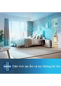 Máy lọc không khí 2 trong 1 kèm chức năng tạo độ ẩm Philips Series 3000 AC2726/00 - Hàng Nhập Khẩu