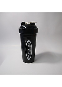 Bình lắc Shaker Muscletech 600ml màu đen, bình nước thể thao  - New Version - Nutrition Depot