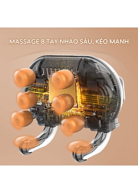 Máy Massage Cổ Vai Gáy Lưng Cao Cấp GAX-8D Nâng Cấp 8 Đầu Xoa Bóp