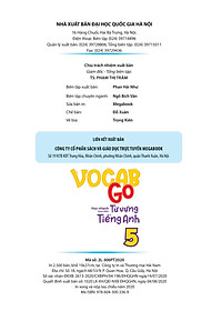 Sách Vocab Go Học Nhanh Toàn Diện Từ Vựng Tiếng Anh 5