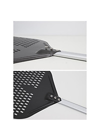 Aluminum Metal Pizza Peel for Easy Storage, Gourmet Luxury Pizza Paddle for Baking Homemade Pizza Bread