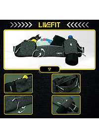 Túi đeo hông chạy bộ LiveFit cao cấp - Running Belt - WB1028