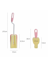 Dụng cụ cọ rửa bình sữa có đầu mút mềm Kokubo - Nội địa Nhật Bản