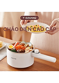 Nồi lẩu điện mini YOICE đa năng công suất 500W, 2 lớp chống bỏng bảo vệ đôi tay của bạn - YDZG1002 - HÀNG CHÍNH HÃNG