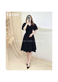 ĐẦM UMI KIỂU DÁNG XÒE,2 MÀU SANG CHẢNH,CHẤT LIỆU THOÁNG MÁT