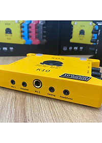 Soundcard XOX K10 10th Jubilee phiên bản tiếng Anh 2021 chuyên hát Thu âm, Livestream Bigo, Facebook