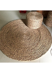 Thảm cói, lục bình ONGTRE trải sàn, decor, chụp ảnh 60-120cm
