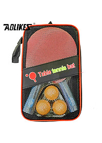 Bộ 2 vợt bóng bàn tặng kèm 3 bóng AOLIKES A-9845 table tennis bat