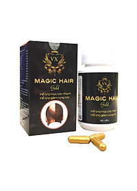 Viên uống hỗ trợ mọc tóc nhanh chữa hói đầu Magic Hair Gold (Hỗ trợ điều trị rụng tóc, rụng tóc sau sinh, giúp mọc tóc nhanh, ngăn tóc bạc sớm)