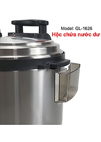 Nồi áp suất Gali GL-1626, dung tích 17lít, Sử dụng hoàn hảo cho các nhà hàng, quán ăn, trường học, hàng chính hãng 100%, bảo hành 24 tháng Gali