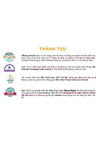 Bình bóp ăn dặm silicon có thìa Marcus & Marcus cho bé từ 6 tháng