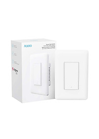 Công tắc chữ nhật gắn tường thông minh Aqara Smart Wall Switch chuẩn Mỹ - Không Dây Nguội
