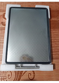 Thớt INOX 304 cao cấp với thiết kế 2 mặt bền bỉ, tiện lợi, an toàn cho sức khỏe: kháng khuẩn, chống nấm mốc, chống trơn trượt (SIZE LỚN)