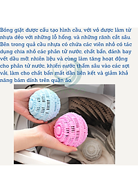 Bộ 2 Bóng Giặt Cầu Gai 11Cm Hỗ Trợ Giặt Đồ Siêu Sạch Chống Nhăn Quần Áo Bóng giặt quần áo, Banh giặt quần áo chống nhăn cỡ lớn 11cm khử khuẩn mùi ẩm mốc