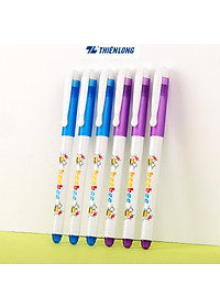 Hộp 10 cây Bút lông kim - Bút mực nước Beebee Thiên Long FL-04 mực tím