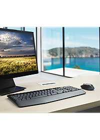 Combo chuột và bàn phím không dây Logitech MK345 - Hàng chính hãng