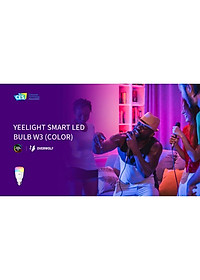  Bóng đèn Led thông minh Xiaomi Yeelight Bulb W3 đui xoắn E27 (RGB 16 triệu màu) - tích hợp Razer Chroma