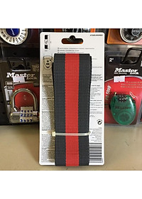 Dây Đai Vali Master Lock 4702 EURD RED Đầu khóa số có chứng nhận TSA - MSOFT