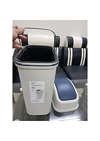 Thùng rác nắp lật Hiro 15L (Kèm ruột) - Chính hãng INOCHI