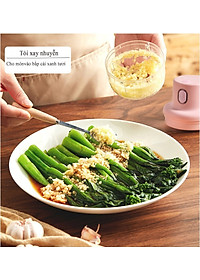 Máy Xay Tỏi , Máy Xay Thức Ăn Đa Năng Tiện Dụng - Pin Sạc Tích Điện - Dung Tích 250ml - Energy Green Lighting