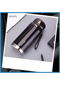 Bình Giữ Nhiệt Kim Cương Inox 304- Chống Rỉ Set, Nắp Đậy Chặt, Giữ Nhiệt Nóng Lạnh Tốt 6- 8h, Quai Đeo Chắc Chắn, Thiết Kế Sang Trọng, Màu Sắc Thanh Lịch, Tiện Lợi, Pha Lọc Trà, Hàng Chính Hãng MINIIN