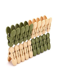 Combo 40 kẹp quần áo củ lạc Việt Nhật phơi đồ tiện ích - Hàng chính hãng 