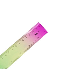 Thước Kẻ Màu Cực Quang 30 cm - Deli EH654
