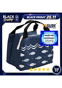 Túi Giữ Nhiệt Đựng Hộp Cơm Trưa Văn Phòng YESURE E1H2 Chống Thấm , Khóa Kéo - Hàng chính hãng