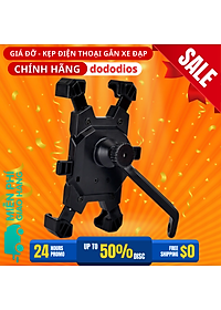 Giá Đỡ Điện Thoại Xoay 360 Độ gắn tay lái xe đạp thể thao - Kẹp Điện Thoại Hàng chính hãng dododios