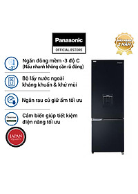 Tủ Lạnh 2 Cánh Panasonic 322 Lít NR-BC360QKVN ngăn đá dưới - Ngăn đông mềm chuẩn - Hàng chính hãng