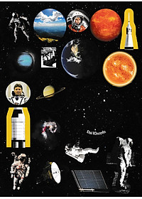 Vũ Trụ - Sách Dán Hình Thông Minh