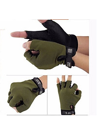 Găng Tay Đi Phượt Hở Ngón 5.11 U890, Găng Tay Phượt, Tập Gym, Thể Thao Đa Năng  - HÀNG CHÍNH HÃNG