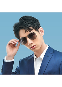 Xiaomi Xiaomi Mijia cổ điển vuông kính mát Pro khung thép không gỉ Nylon ống kính phân cực UV bảo vệ chống lại dầu vết bẩn screwless